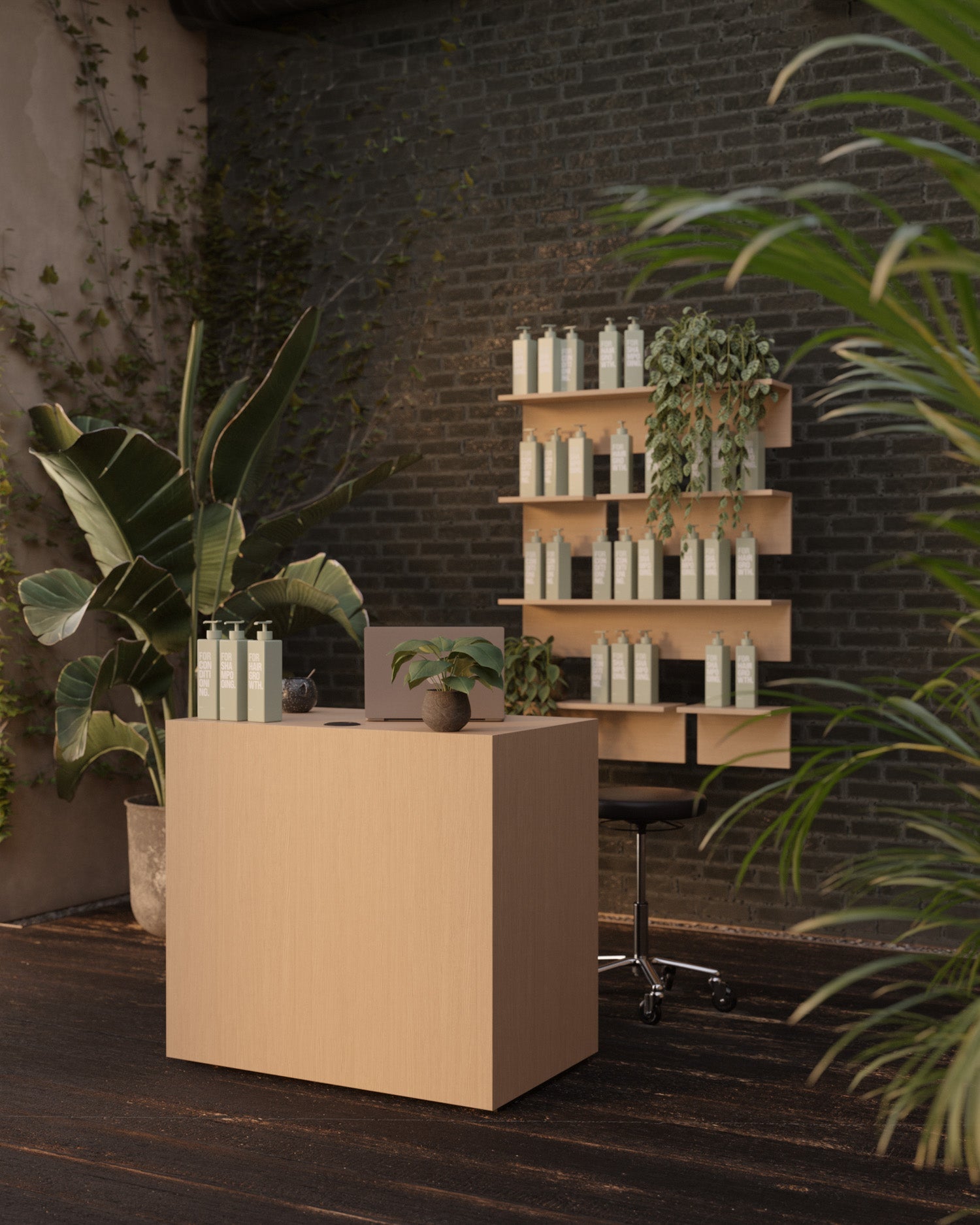 Display Oak - 61cm shelf in oak pattern